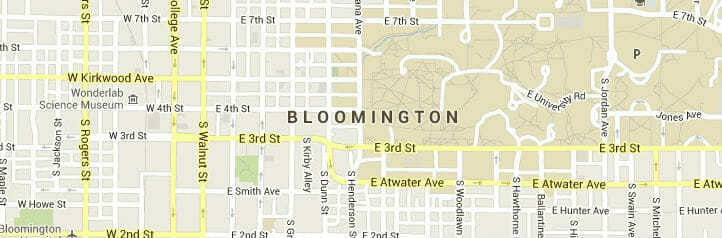 Map of Bloomington, Minnesota Map of Bloomington, Minnesota