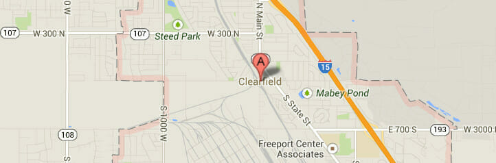 Map of Clearfield, Utah Map of Clearfield, Utah