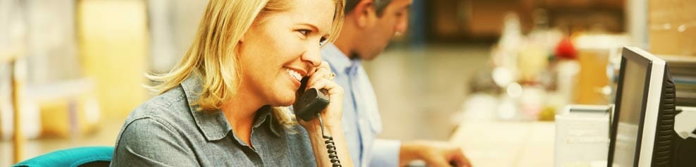 Operator dispatching a service call Operator dispatching a service call