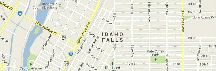 Map of Idaho Falls, Idaho Map of Idaho Falls, Idaho