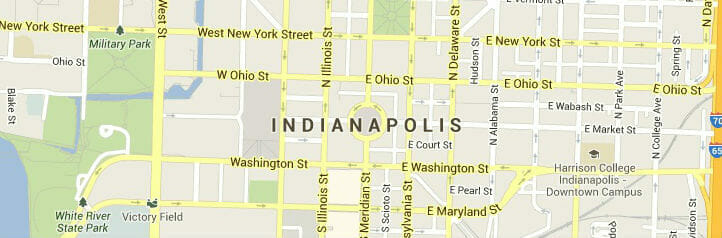 Map of Indianapolis, Indiana Map of Indianapolis, Indiana