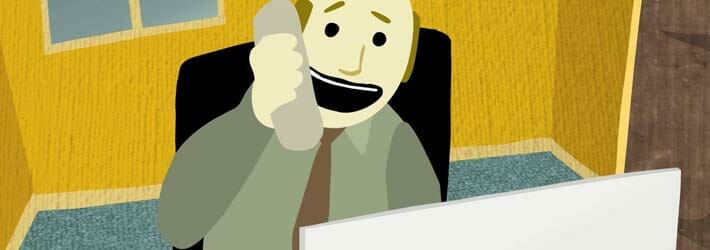 Joe talking on his telephone Joe talking on his telephone