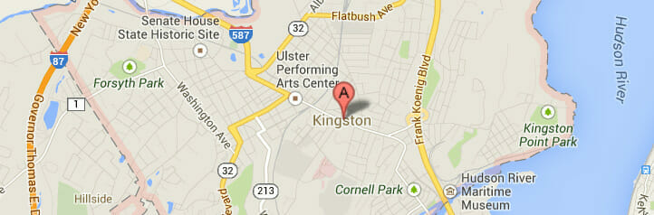 Map of Kingston, New York Map of Kingston, New York