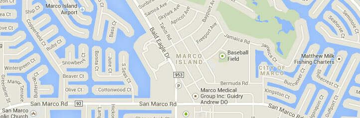 Map of Marco Island, Florida Map of Marco Island, Florida