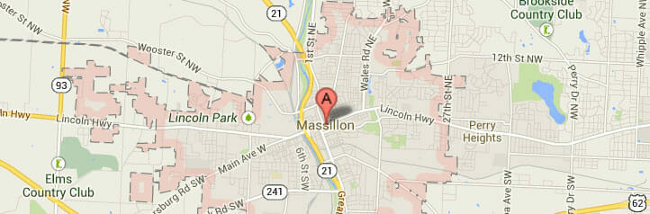 Map of Massillon, Ohio Map of Massillon, Ohio