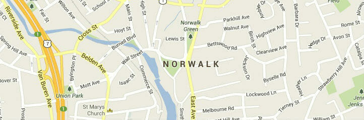 Map of Norwalk, Connecticut Map of Norwalk, Connecticut