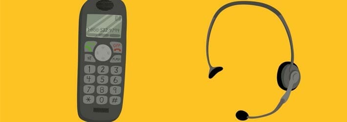 Cordless telephone and a headset Cordless telephone and a headset