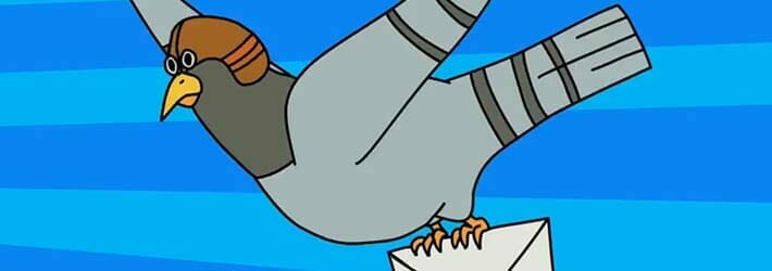 Pigeon With Letter Pigeon With Letter