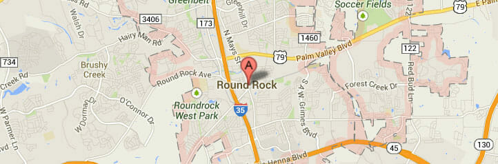 Map of Round Rock, Texas Map of Round Rock, Texas