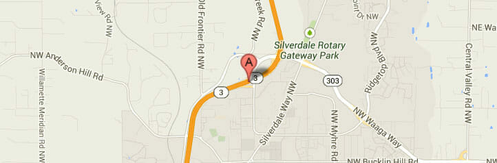 Map of Silverdale, Washington Map of Silverdale, Washington