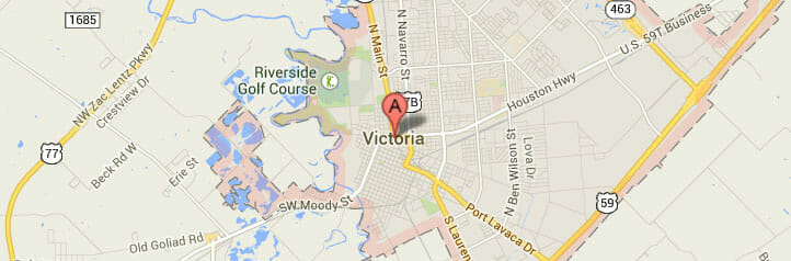 Map of Victoria, Texas Map of Victoria, Texas