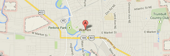 Map of Warren, Ohio Map of Warren, Ohio