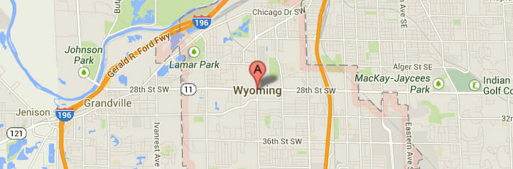 Map of Wyoming, Michigan Map of Wyoming, Michigan