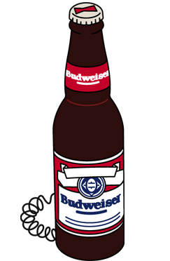 Budweiser Bottle Novelty Phone Budweiser Bottle Novelty Phone