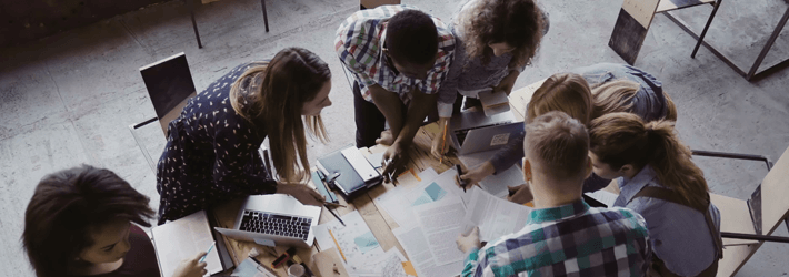 Meeting In A Busy Office Meeting In A Busy Office