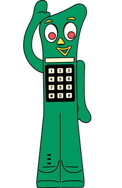 Gumby Novelty Phone Gumby Novelty Phone
