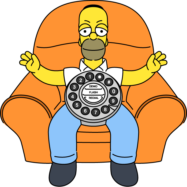 Homer Simpson Novelty Phone Homer Simpson Novelty Phone