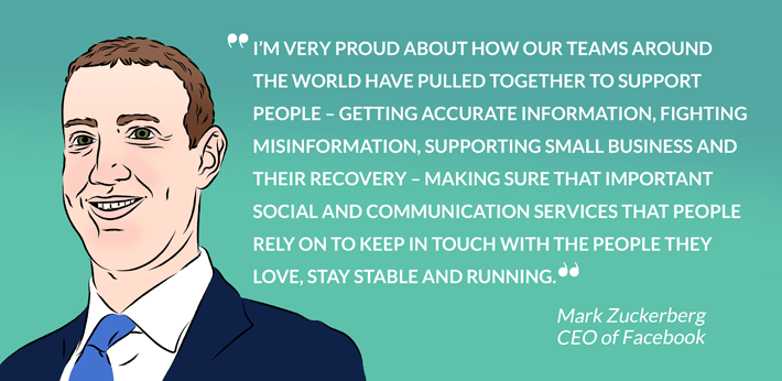 Mark Zuckerberg COVID-19 Quote Mark Zuckerberg COVID-19 Quote