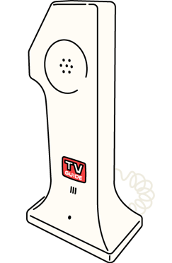 TV Guide Novelty Phone TV Guide Novelty Phone